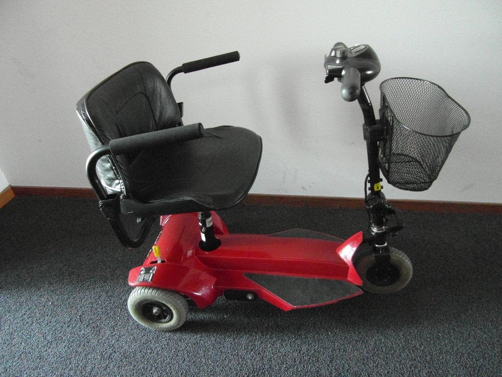 3 wielige opvouwbare scootmobiel, Diversen, 10 km/u of minder, Gebruikt, 15 km of minder, Ophalen