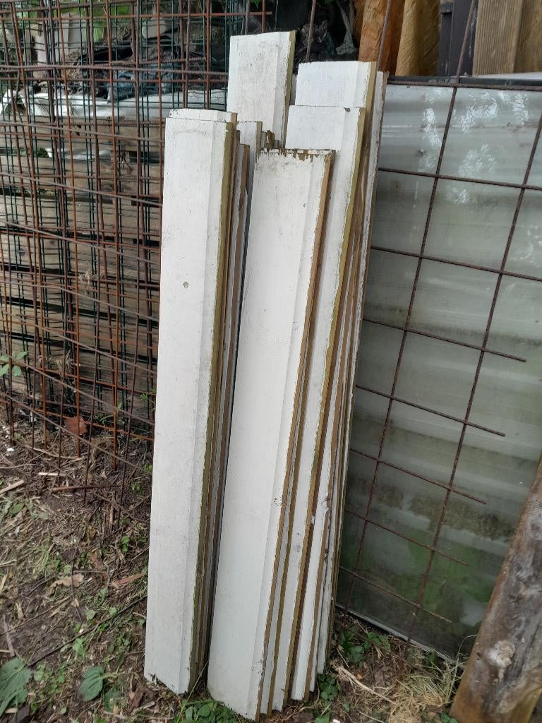 rabatdelen, rabat, Grenen rabatdelen geïmpregneerd 18x145 mm, Ophalen of Verzenden, Zo goed als nieuw, Minder dan 180 cm, Planken
