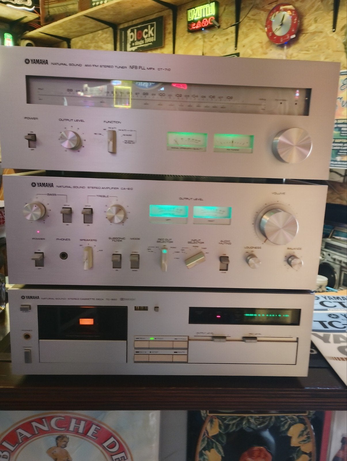 Zeer mooi Yamaha stereo setje, Ophalen, Cassettedeck, Overige merken