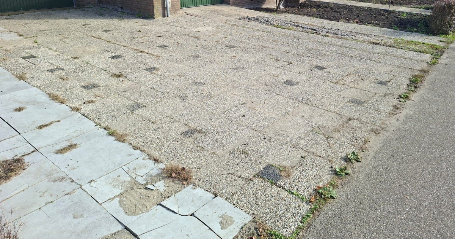 Ruime hoeveelheid grindtegels, Ophalen, Gebruikt, 10 m² of meer, Beton