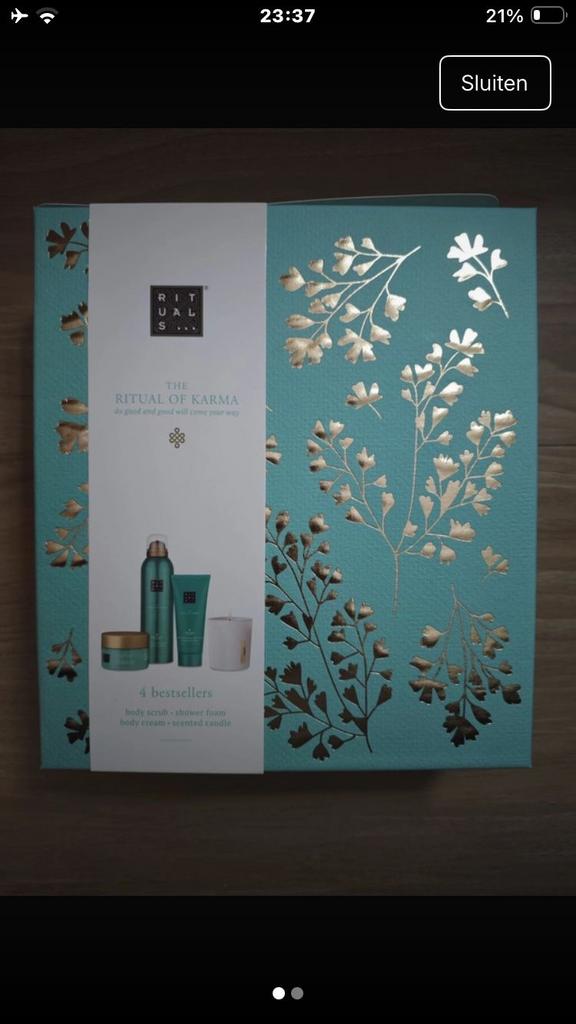 Rituals The Ritual of Karma Cadeauset - 4 Bestsellers, Ophalen of Verzenden, Nieuw, Bad & Douche