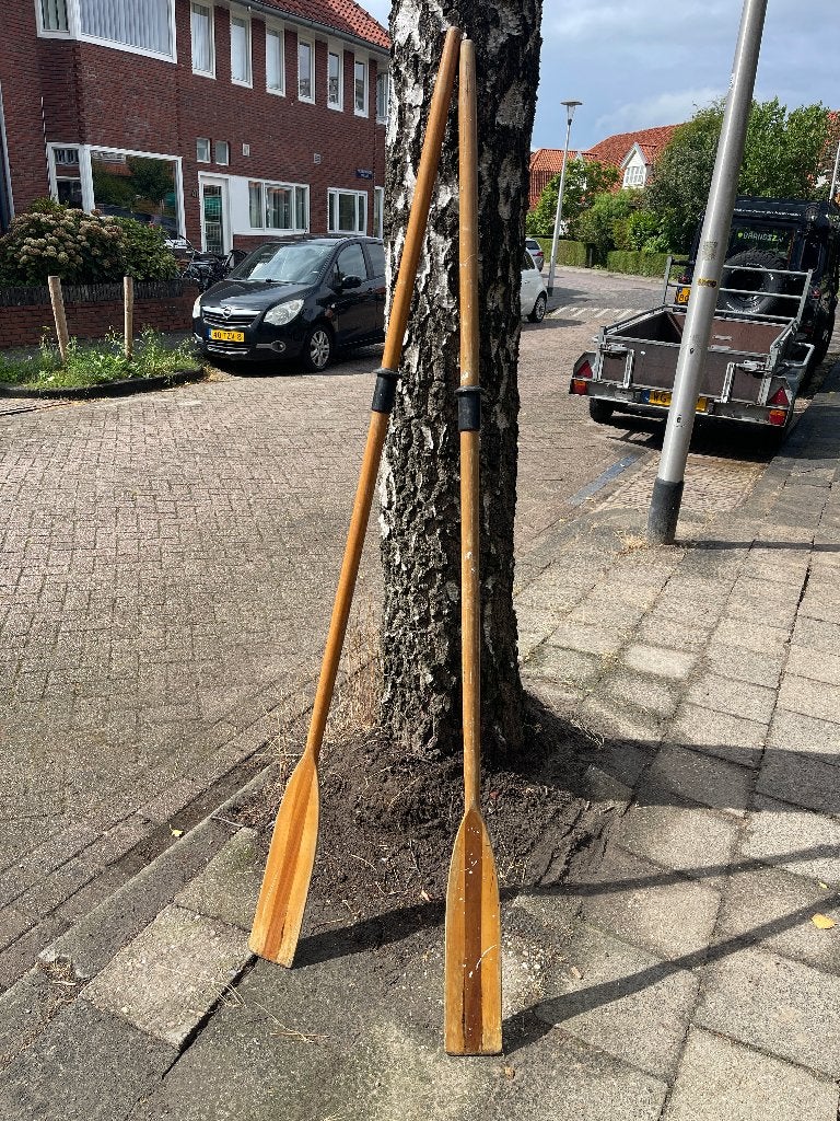 Peddels, Ophalen, Zo goed als nieuw, Enkelbladige peddel
