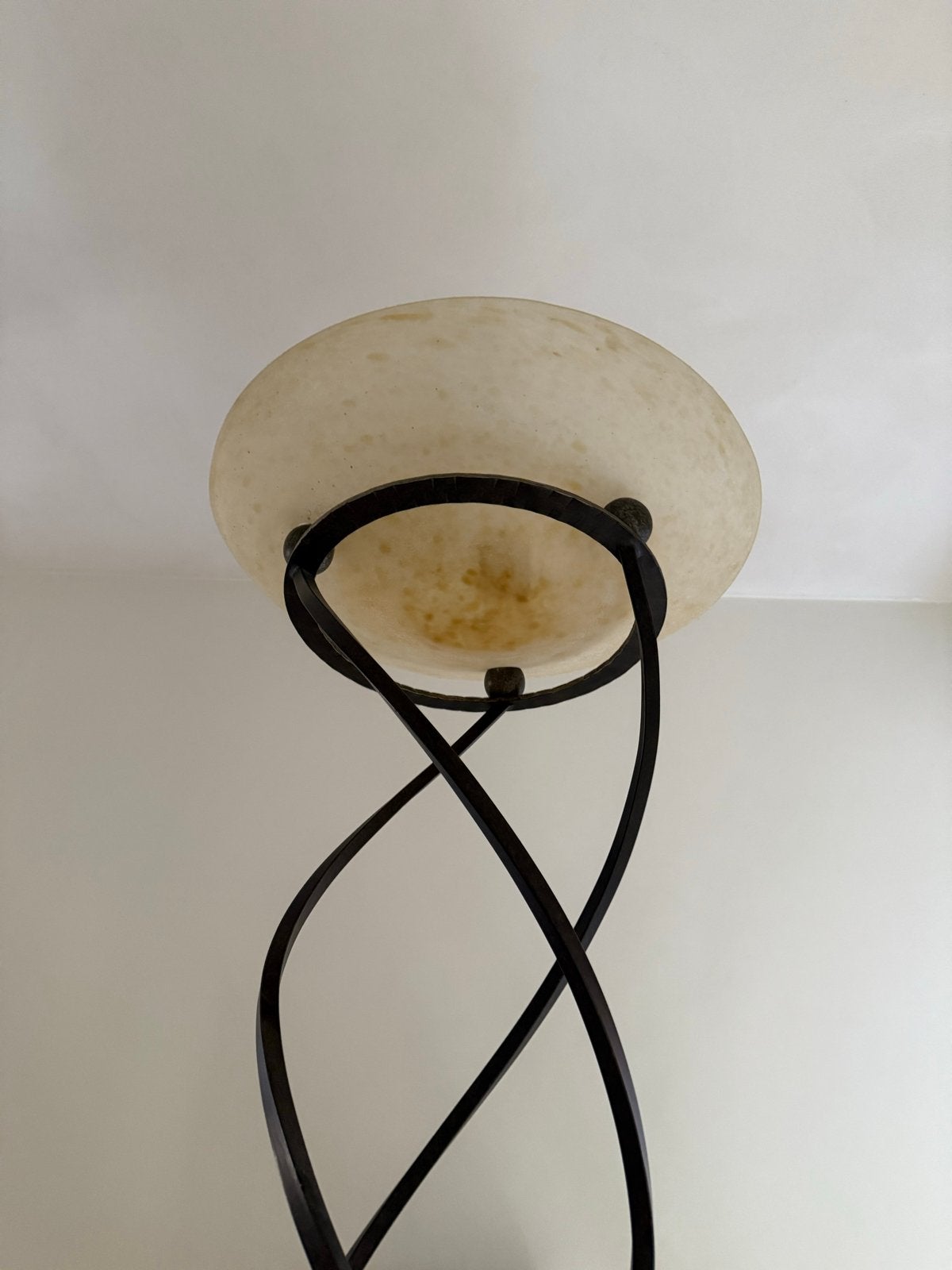 Terzani Vloerlamp Antinea, Huis en Inrichting, Lampen | Vloerlampen, Ophalen, Gebruikt, E27 (groot), Glas