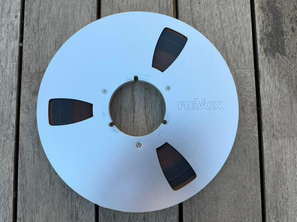 Revox spoel Zilver 26cm alu,, Audio, Tv en Foto, Bandrecorders, Ophalen of Verzenden, Onderdeel