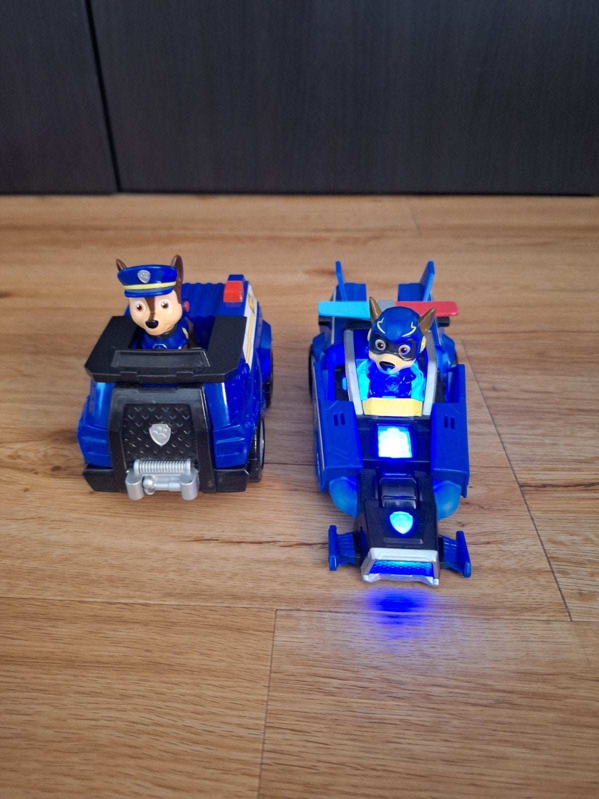 Paw Patrol Mighty Pups Chase voertuig met licht en geluid, Ophalen of Verzenden, Gebruikt