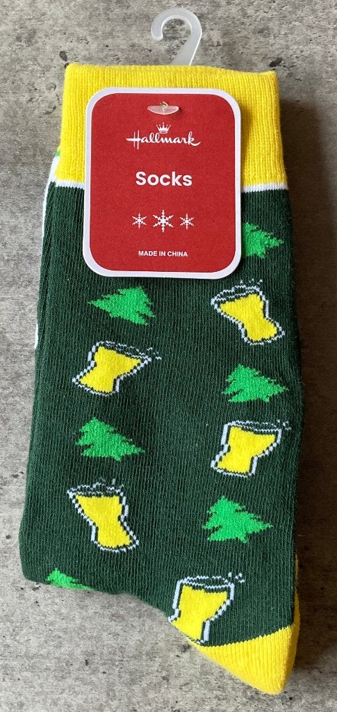 Hallmark unisex feestdagen sokken (one size: 38-42, Kerst), Sokken en Kniesokken, Overige kleuren, Nieuw, Ophalen of Verzenden