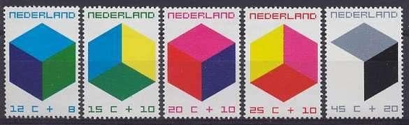 Nederland NVPH nr 978/82 postfris Kinderpostzegels 1970, Ophalen of Verzenden, Na 1940, Postfris