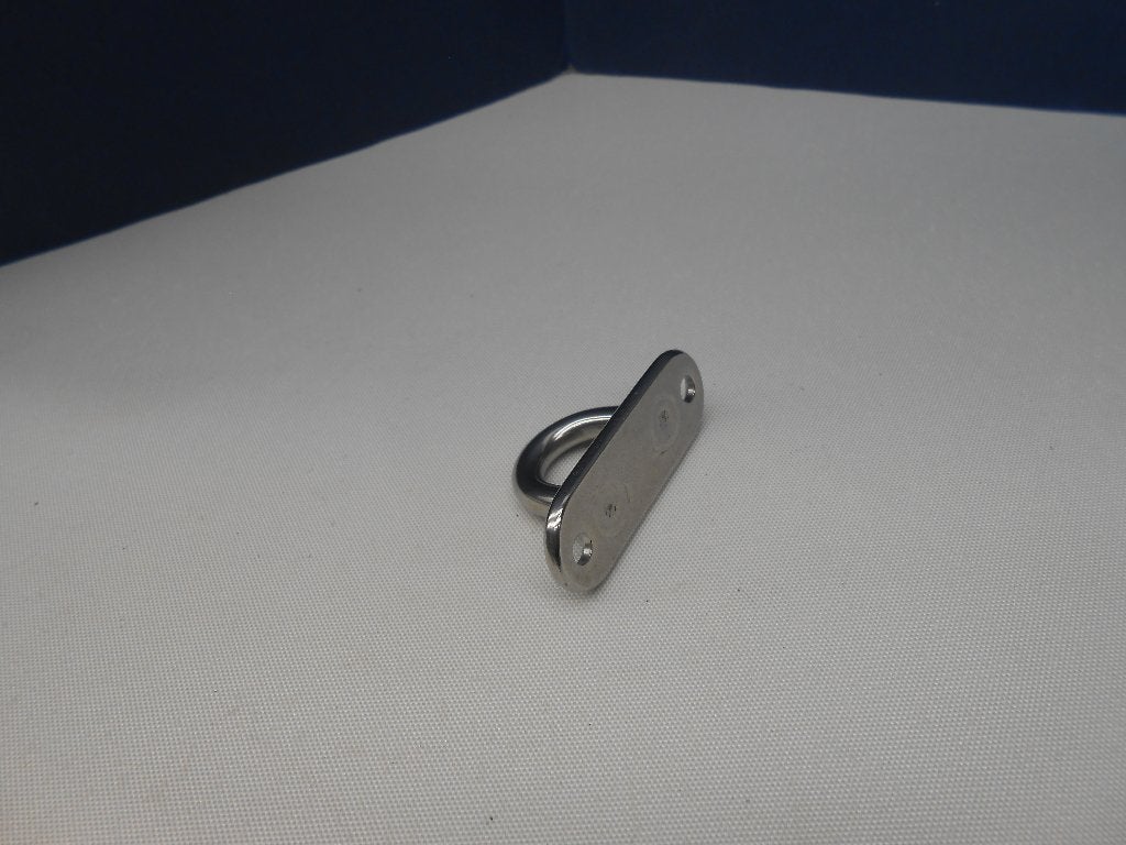 Dekoog, Dekplaat, Oogplaat, RVS, 15 x 45 x 5 mm, Ophalen of Verzenden, Nieuw, Overige typen