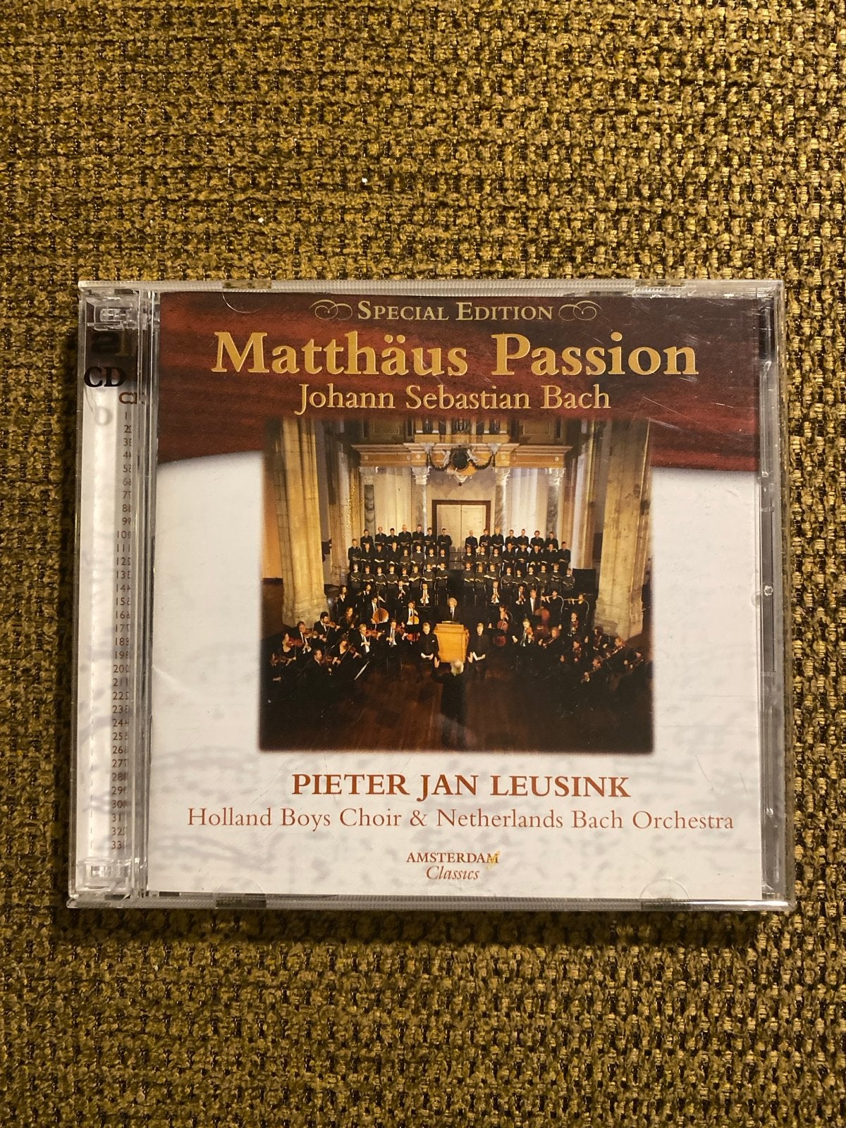 Matthäus Passion - J.S. Bach 2 cd-box, Speciale editie, Ophalen of Verzenden, Zo goed als nieuw, Oratorium