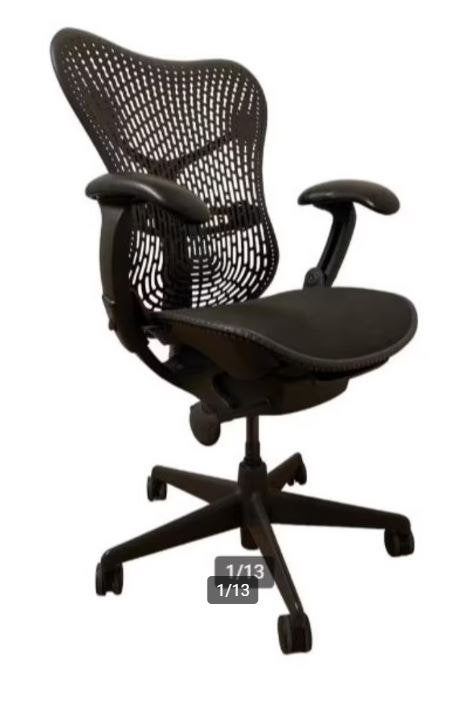 Herman Miller Mirra 1 Antraciet/ Zwart, Ophalen of Verzenden, Zwart, Bureaustoel