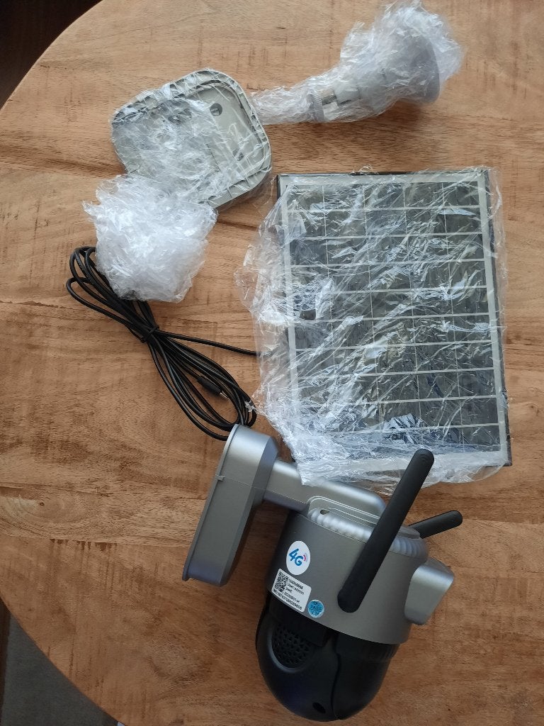 draadloze 4G PTZ (Pan-Tilt-Zoom) outdoor beveiligingscamera, Ophalen of Verzenden, Zo goed als nieuw