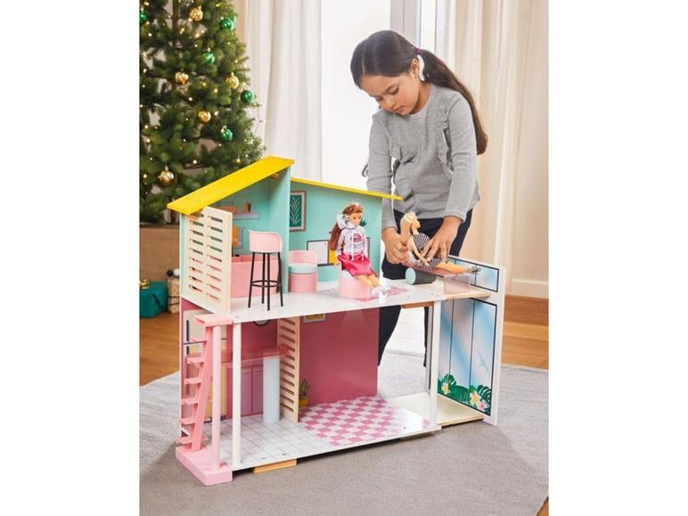 Mooi houten poppenhuis Nieuw in verpakking, Verzenden, Nieuw, Poppenhuis