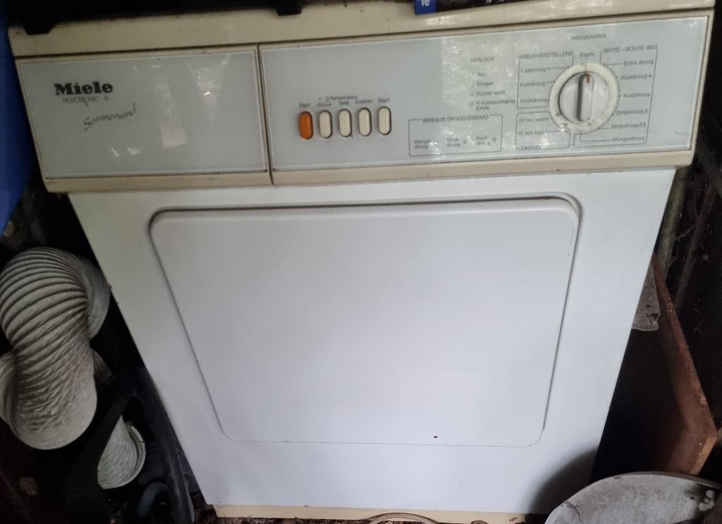 Miele sommerwind novotronic a wasdroger voorlader, Ophalen, Gebruikt, Overige typen, 8 tot 10 kg