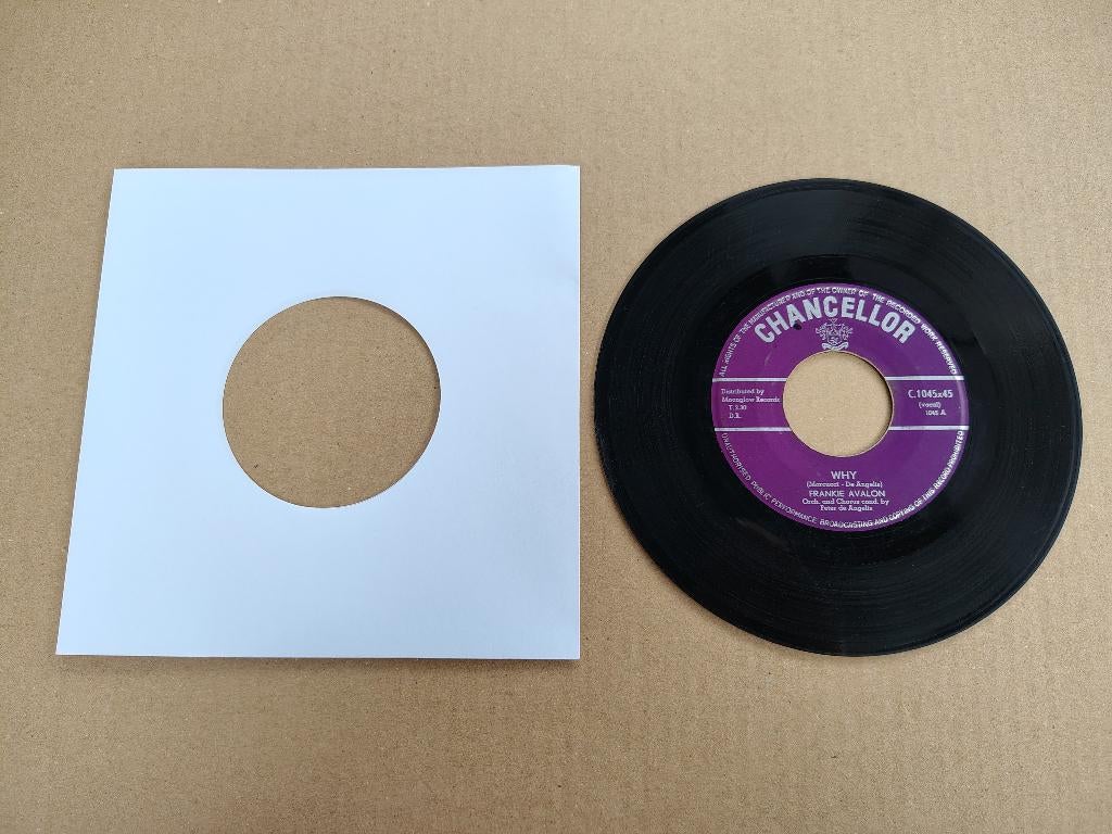 7" Single: Frankie Avalon - Why (1959), Verzenden, Gebruikt, 7 inch, Pop