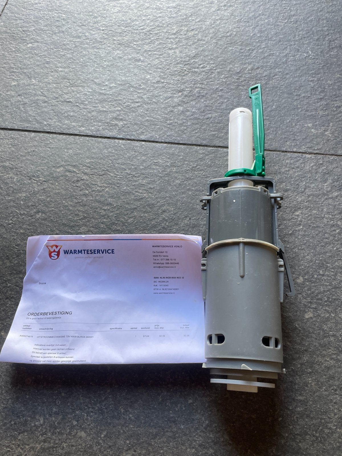 Burda Afvoerventiel K609 voor UP-Spoelkasten voor geberit, Ophalen of Verzenden, Nieuw, Toilet
