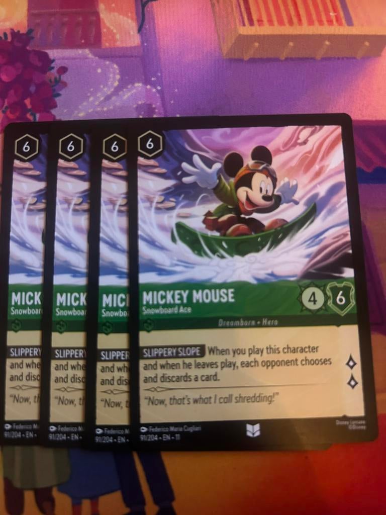 Playset mickey mouse snowboard ace, Ophalen of Verzenden, Nieuw