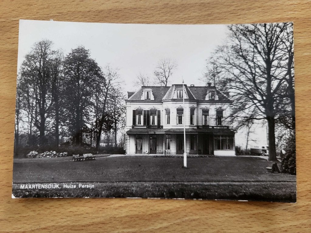 ansicht MAARTENSDIJK huize Persijn, Ophalen, Voor 1920, Utrecht