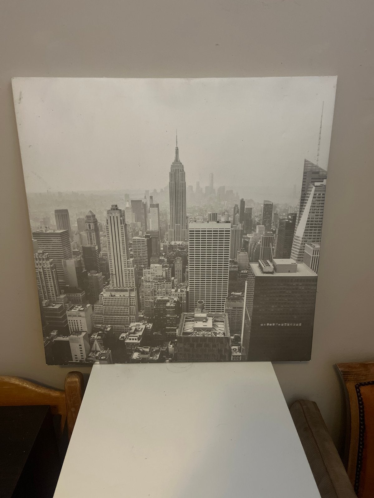 New York City Skyline Canvas Print, Ophalen, Gebruikt, Print, 75 tot 100 cm