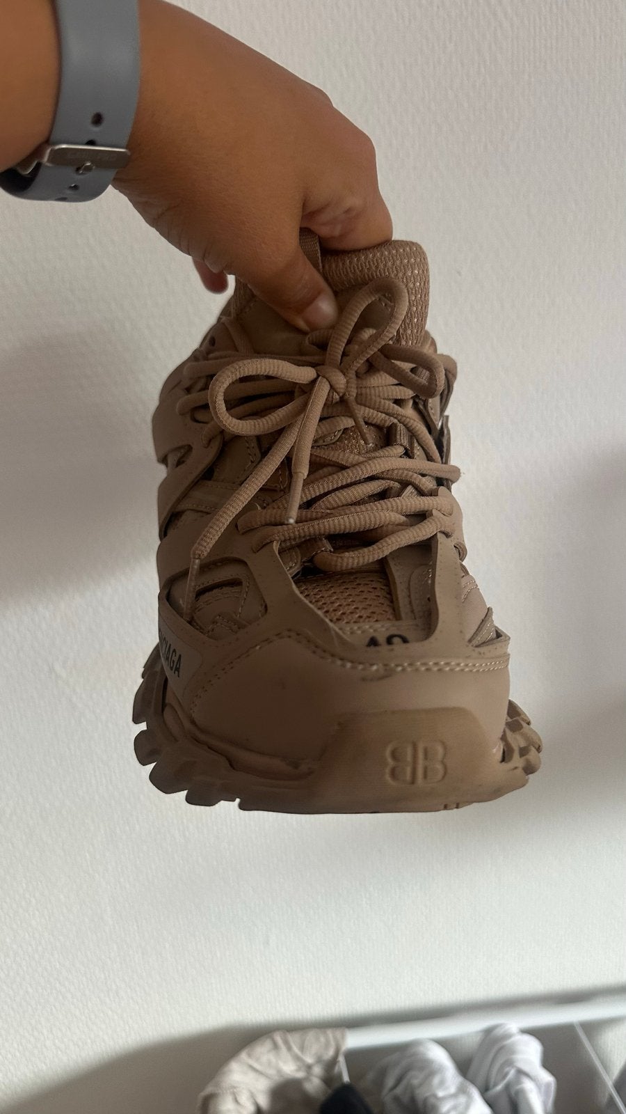 Sneakers Beige - Maat 40, Ophalen of Verzenden, Gedragen, Beige, Sneakers of Gympen