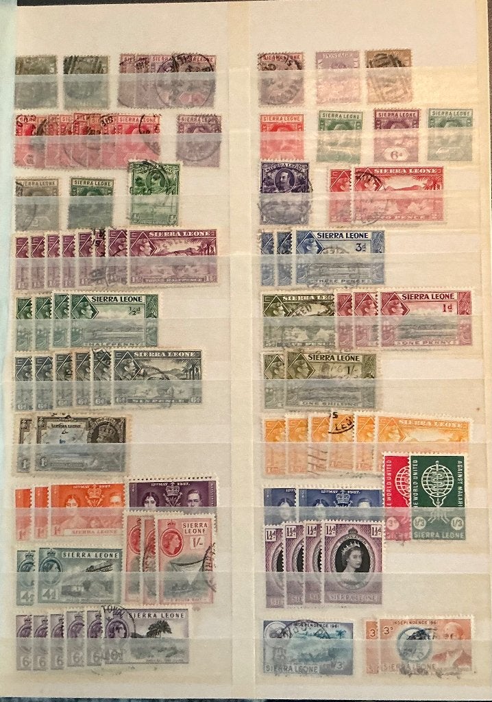 Verzamling Sierra Leone, Postzegels en Munten, Ophalen of Verzenden, Overige landen