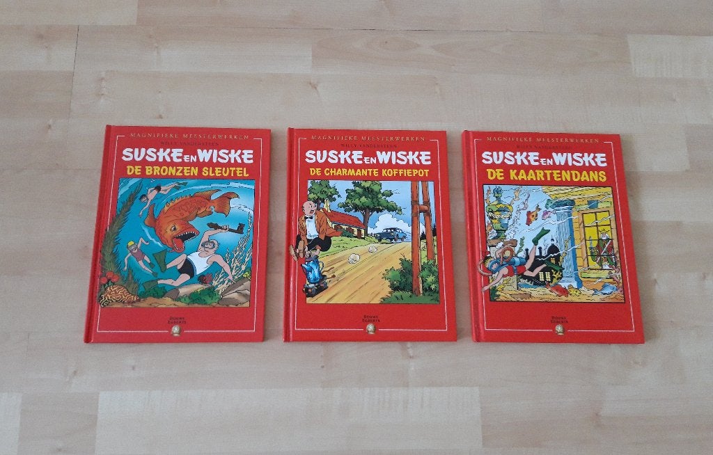 Diverse Suske en Wiske stripboeken Douwe Egberts uitgave, Boeken, Complete serie of reeks, Ophalen of Verzenden, Gelezen