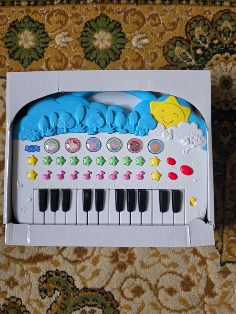 Peppa Pig Dierenpiano - toetsenbord met veel leuke liedjes, Ophalen of Verzenden, Nieuw, Met geluid