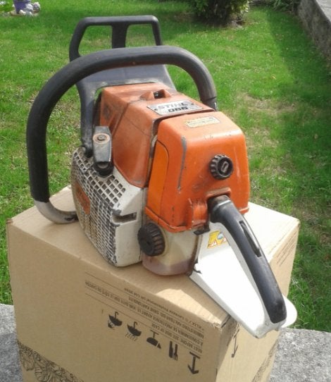 Stihl 066 kettingzaag, Tuin en Terras, Hand-tuingereedschap, Ophalen of Verzenden, Gebruikt