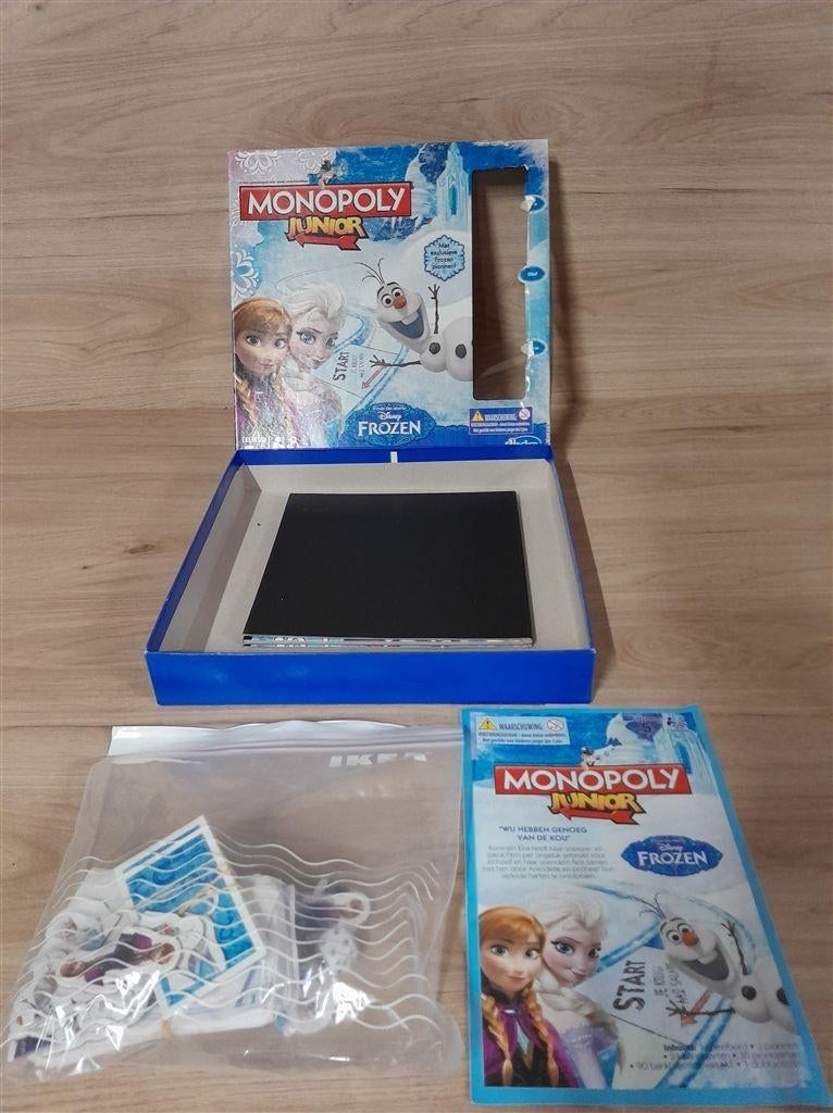 Monopoly junior disney frozen - s3542, Verzenden, Zo goed als nieuw