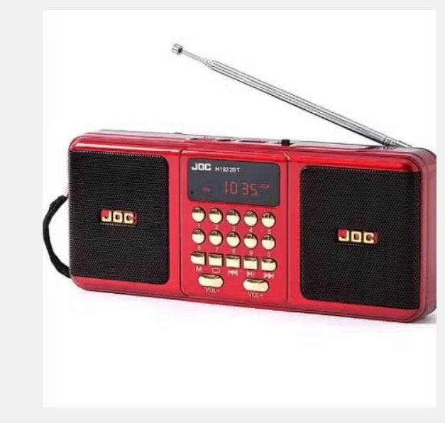 Draagbare FM radio met Bluetooth en SD kaart ondersteuning, Ophalen of Verzenden, Nieuw
