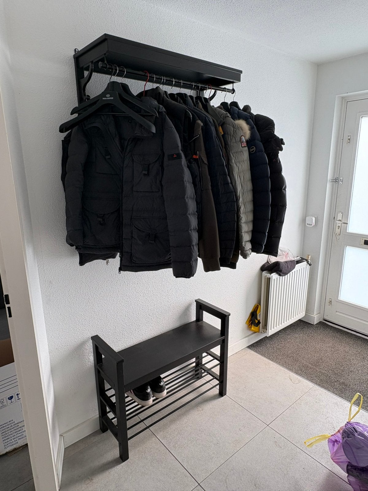 Ikea kapstok en schoenen rek, Ophalen of Verzenden, Zo goed als nieuw, Metaal, Staande kapstok