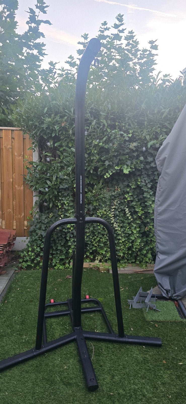 Decathlon Bokszakstandaard met 3x 20 kg (60 kg) gewichten, Sport en Fitness, Ophalen of Verzenden, Gebruikt, Boks-accessoire