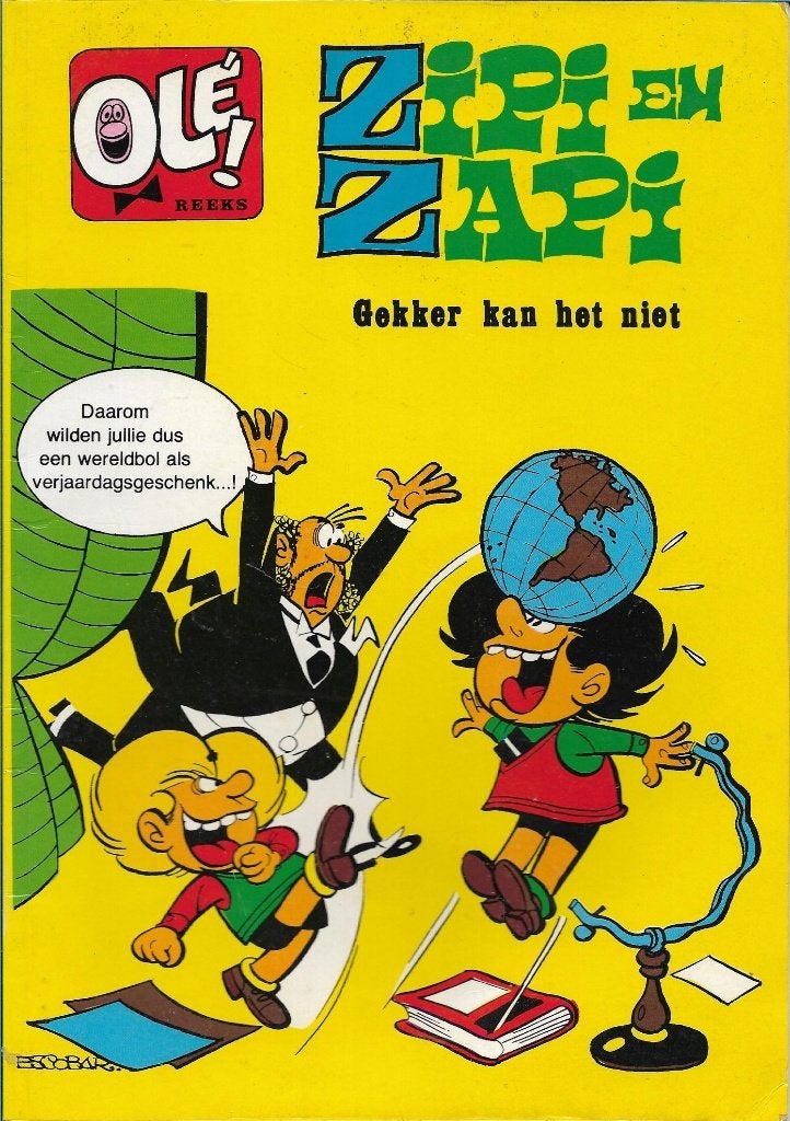 Zipi en Zapi - Gekker kan het niet, Eén stripboek, Ophalen of Verzenden, Gelezen