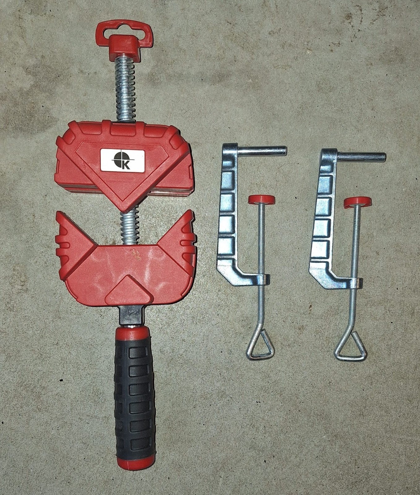 Connex Combi-Hoekspanner / Schroefspanner inclusief tafelkle, Ophalen of Verzenden, Zo goed als nieuw