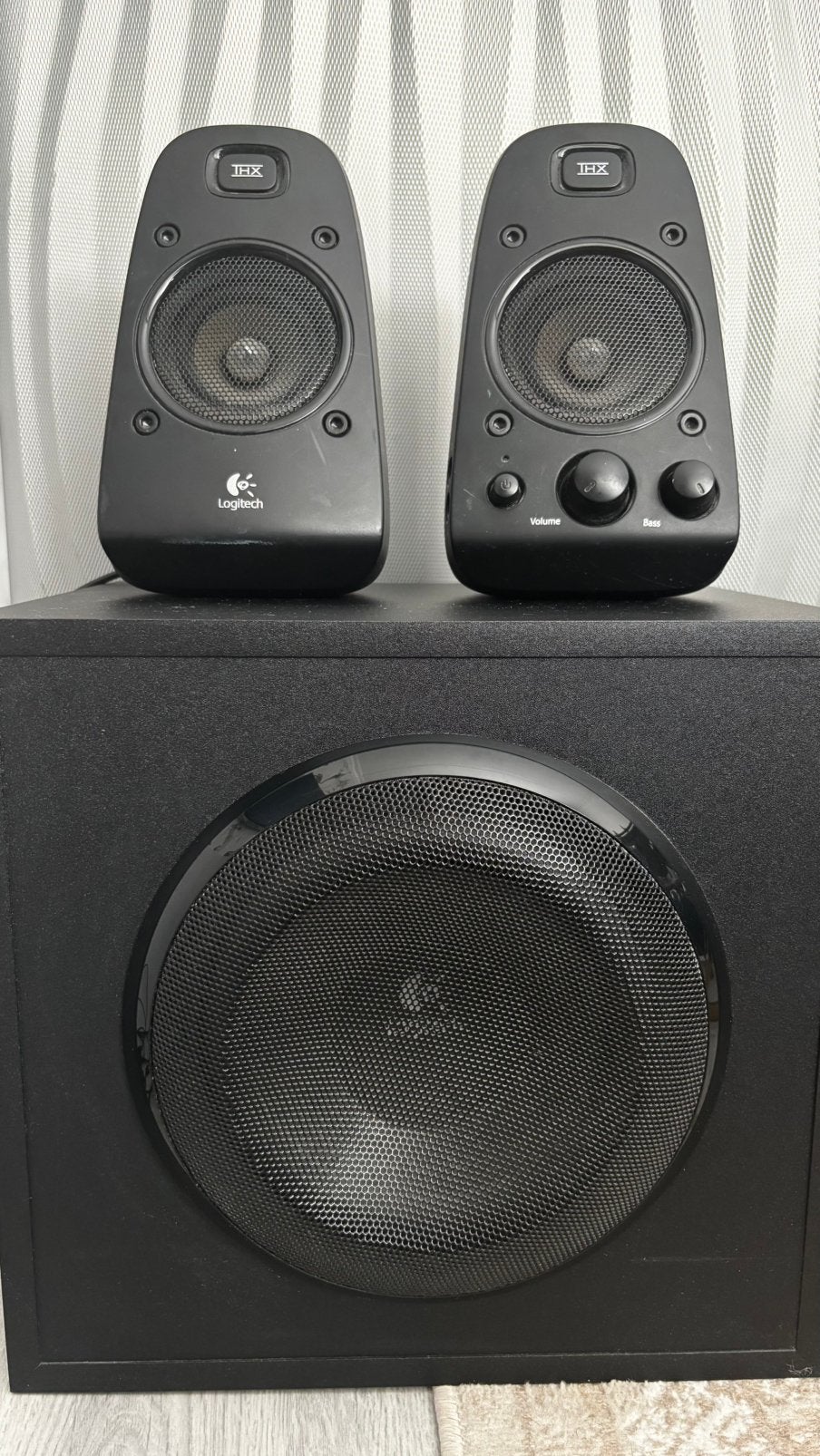 Logitech Z623 speakerset – bedraad, Ophalen, Gebruikt