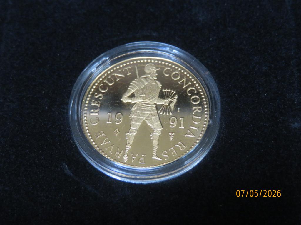 No.451- Gouden Enkel Dukaat 1991 Proof munt, Koningin Beatrix, Losse munt, Goud, Overige waardes
