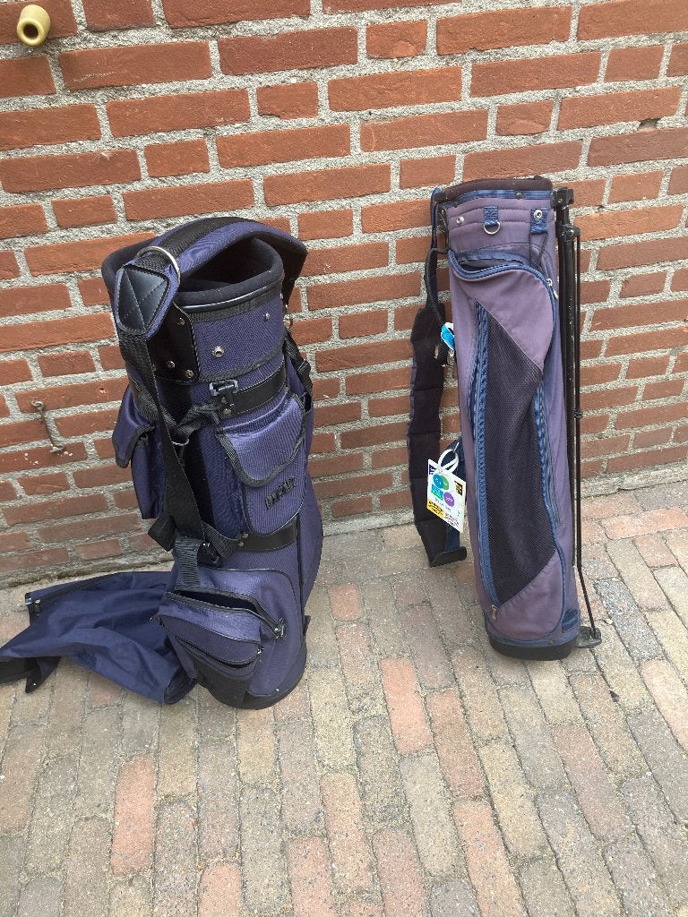 2 Golftassen ( 1x Legend ) accessoires, golfclubs zie foto’s, Ophalen, Gebruikt, Tas, Overige merken