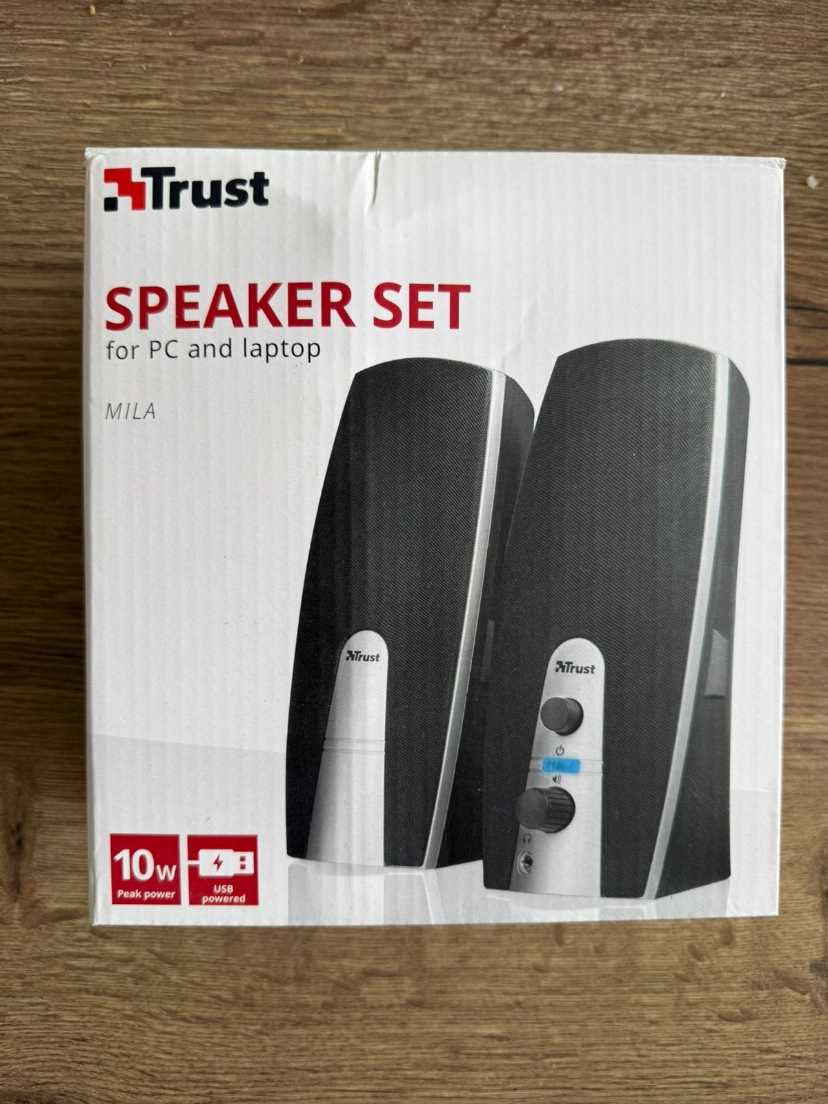 Trust Mila 2.0 Speaker Set voor PC en laptop - Nieuw, Ophalen of Verzenden, Nieuw, Audiokanaal 2