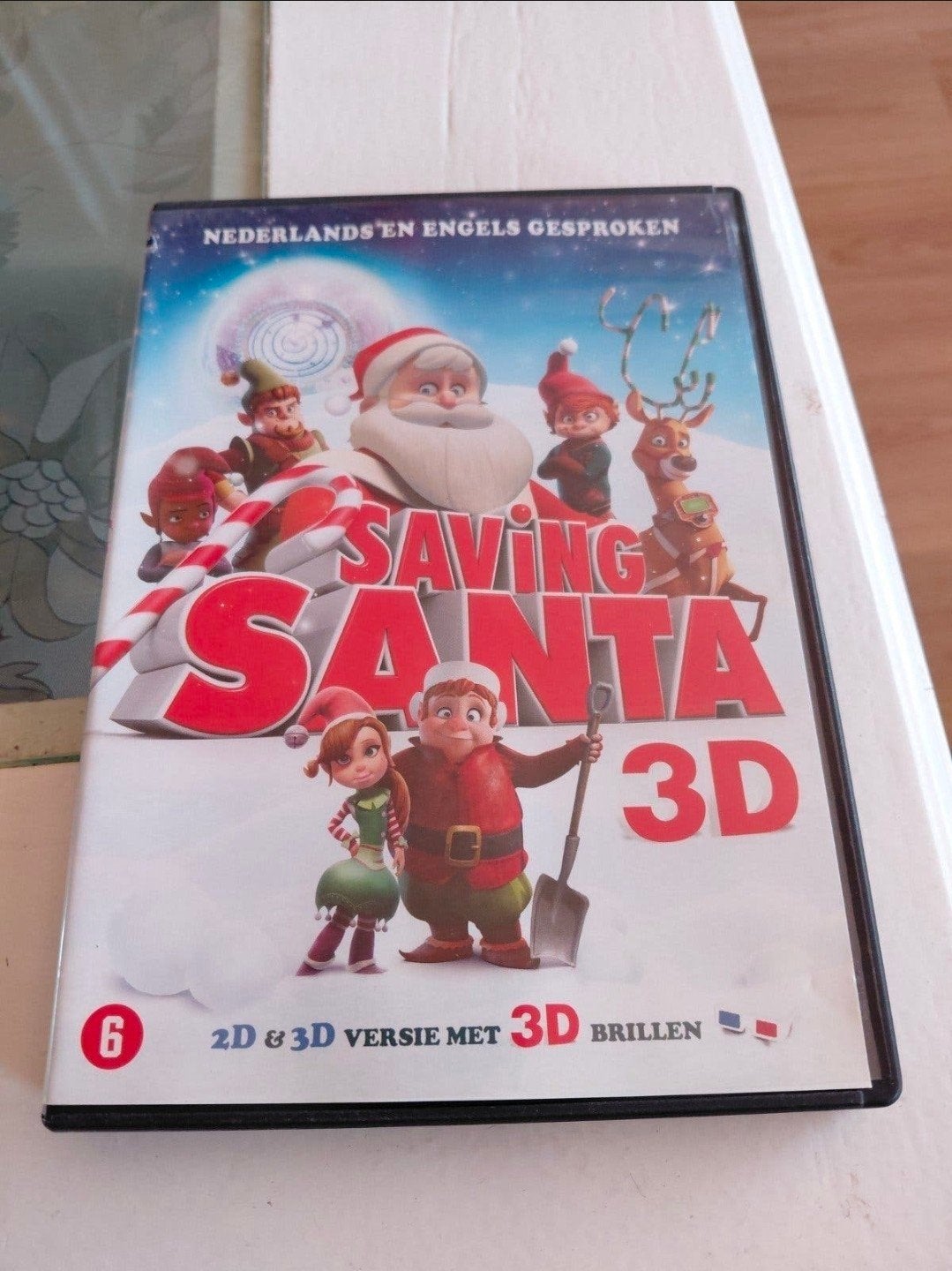 Saving Santa 3D dvd.  Kerst film., Animatie, Ophalen of Verzenden, Zo goed als nieuw, Alle leeftijden