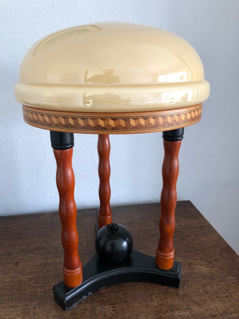 Temde Leuchten vintage Tafellamp - bureaulamp, Bureaulamp, Gebruikt, Vintage, Glas