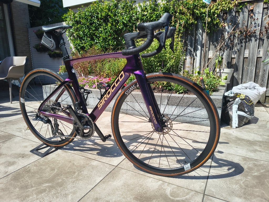 Sirocco SR speed  carbon racefiets maat 54, Fietsen en Brommers, Carbon, Heren, Zo goed als nieuw, Meer dan 20 versnellingen