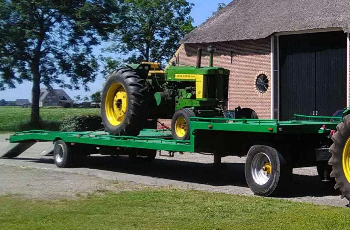 Dieplader Oprijwagen, Ophalen, Transport
