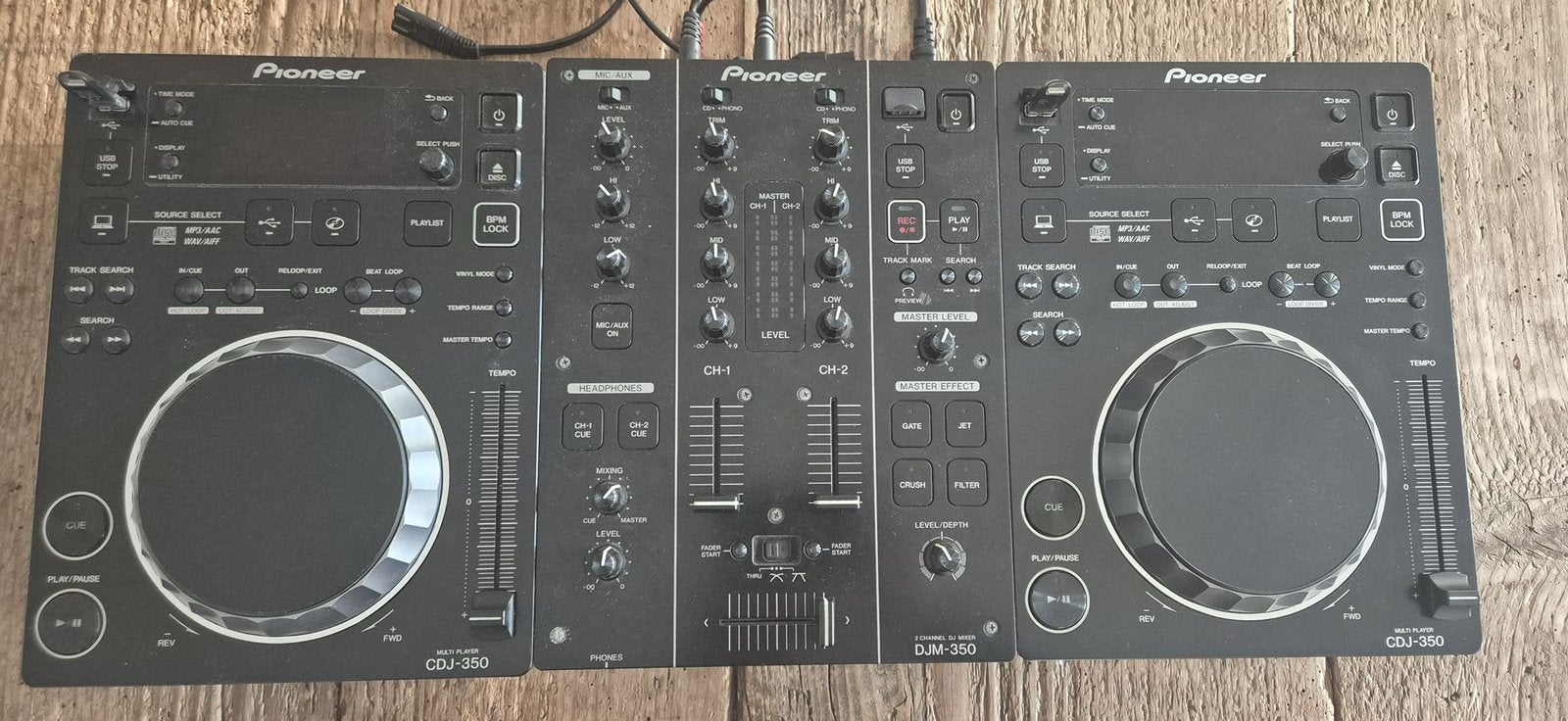 Complete Pioneer DJ Set with flightcase, Ophalen, Zo goed als nieuw, Pioneer