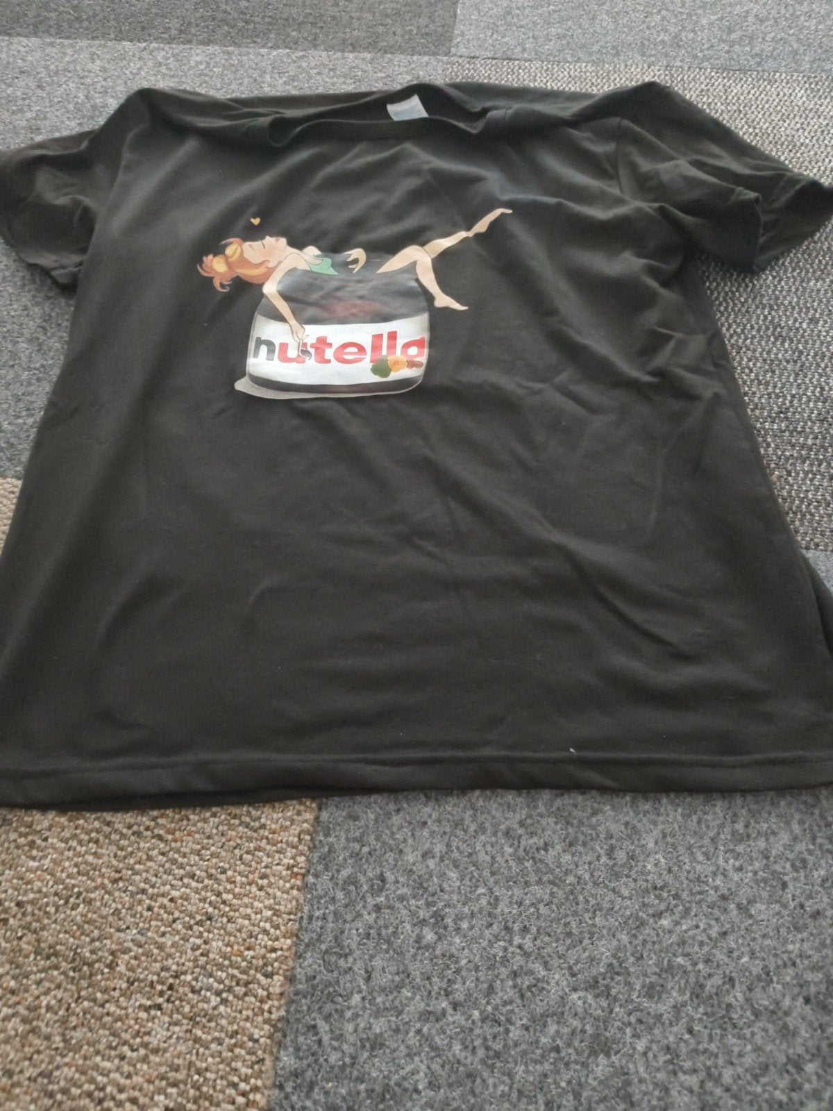 Nutella maat l, Verzenden, Zwart, Maat 42/44 (L), Zo goed als nieuw