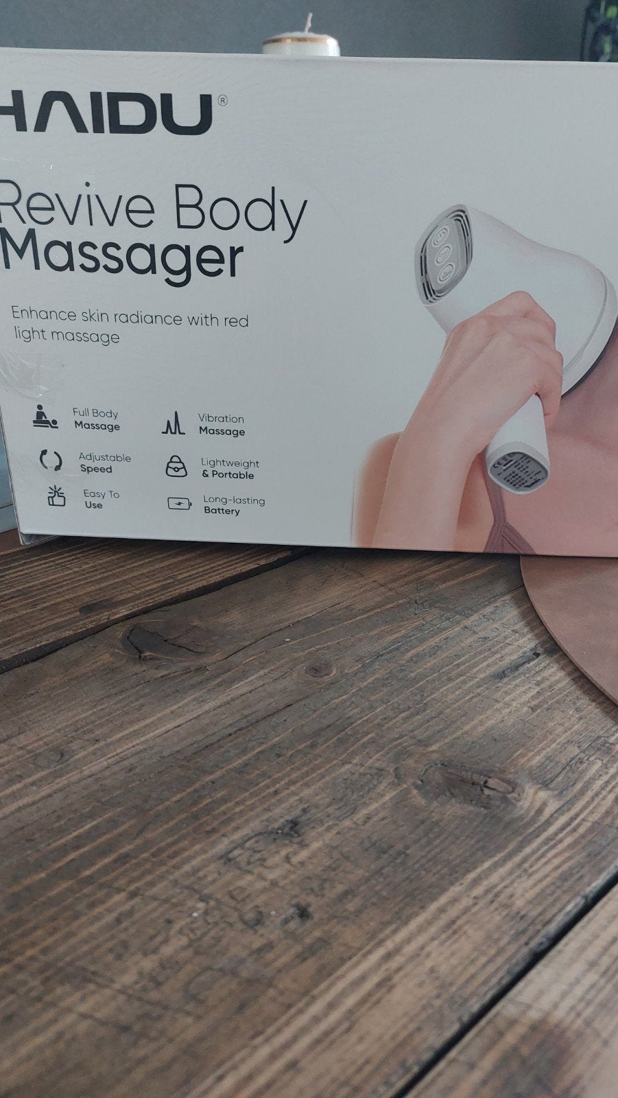 Haidu Revive Body Massager - zo goed als niuw, Ophalen of Verzenden, Zo goed als nieuw, Apparaat