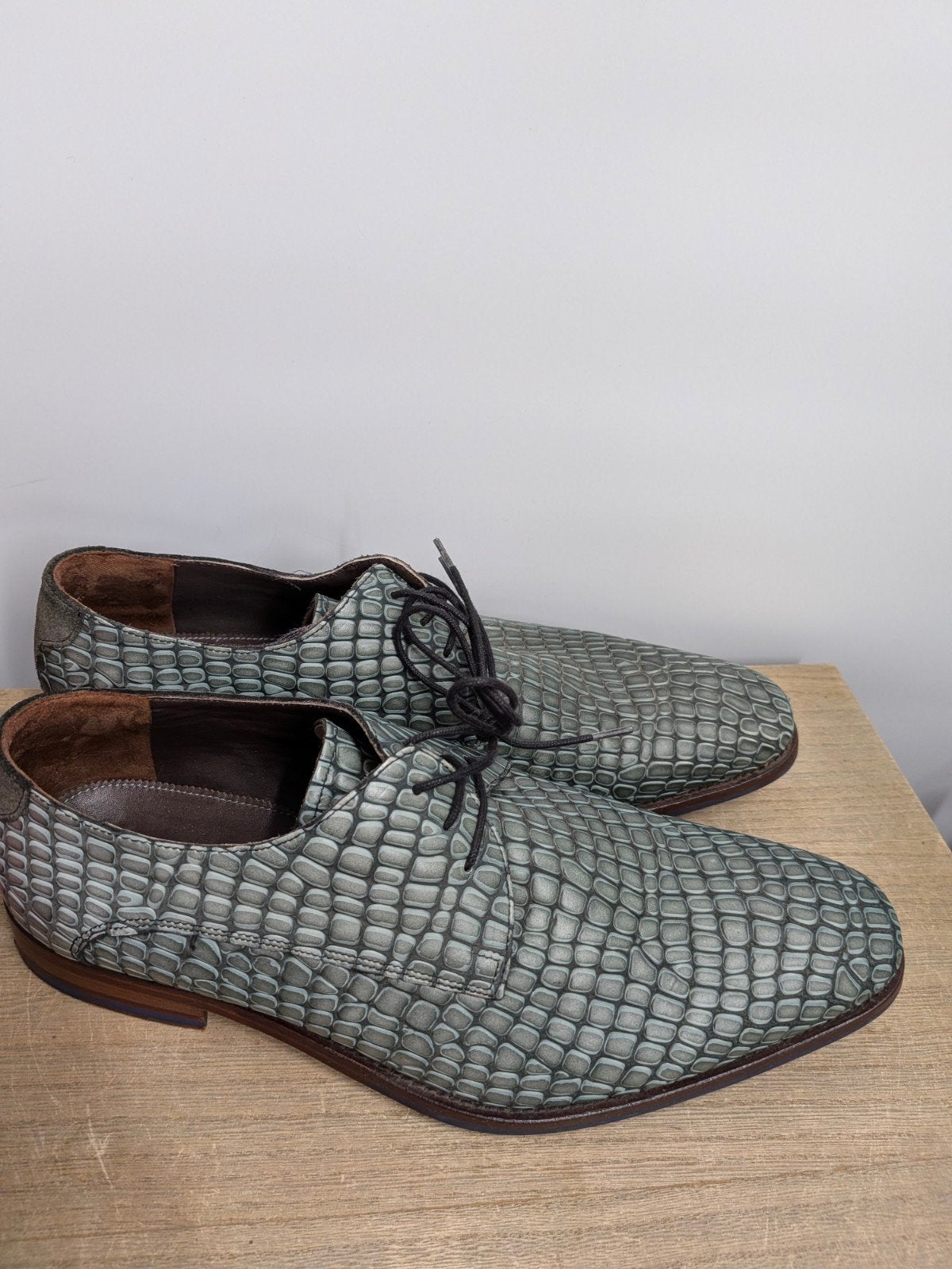 Floris van Bommel nette herenschoenen turquoise-mintgroen, Kleding | Heren, Schoenen, Floris van Bommel, Overige kleuren, Floris van Bommel