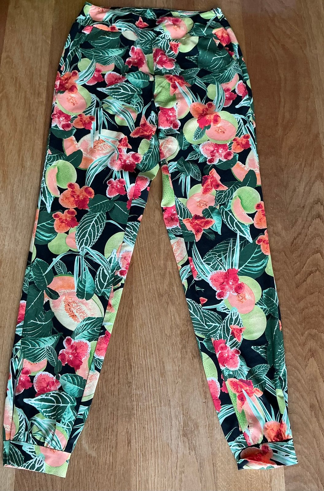 Ladress nieuwe travelstof broek maat XXS (36), Meerkleurig, Nieuw, Ophalen of Verzenden, Maat 36 (S)