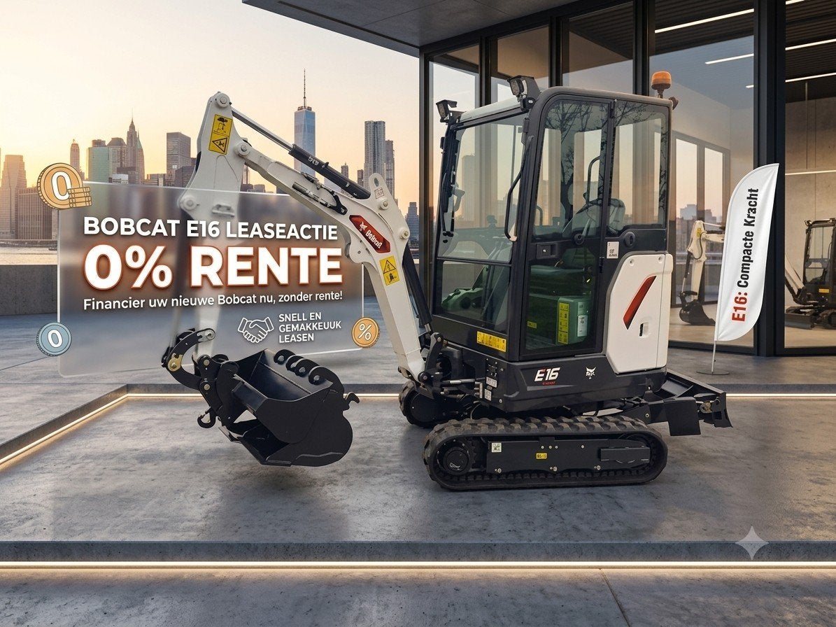 Bobcat e16 R2 Rups Minigraver graafmachine  ACTIE MODEL!!!!, Zakelijke goederen, Ophalen, Graafmachine
