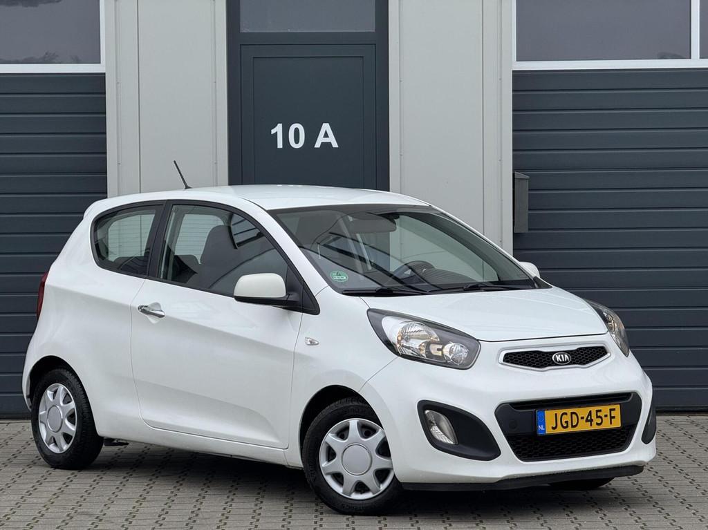 Kia Picanto 1.0 CVVT X-treme / Airco / Elektrische ramen, Auto's, Voorwielaandrijving, Euro 5, Gebruikt, Zwart