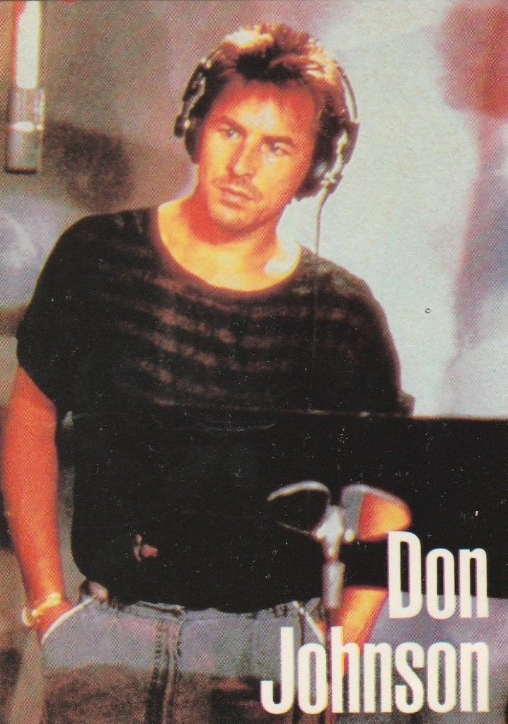 Ansichtkaart, Artiest, Don Johnson  (923), Verzamelen, Ophalen of Verzenden, 1980 tot heden, Sterren en Beroemdheden