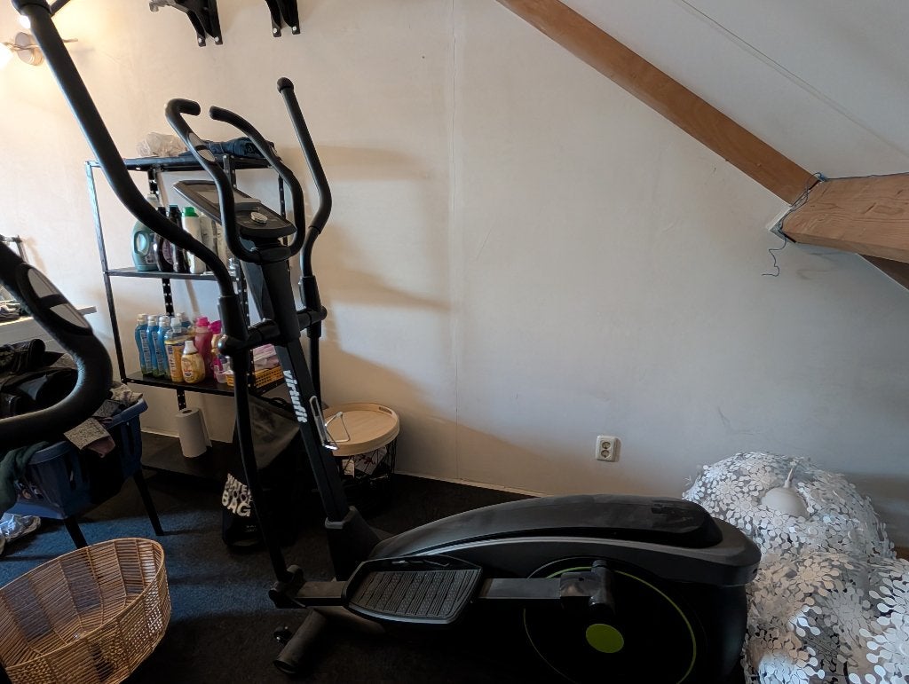 Step en hometrainer fiets, Ophalen, Zo goed als nieuw, Hometrainer